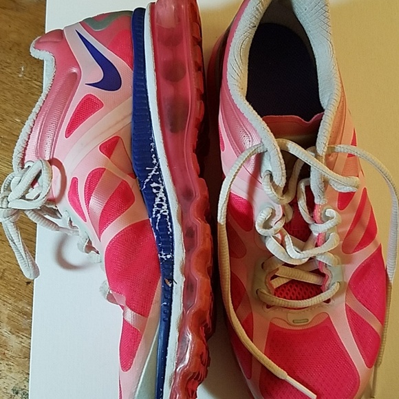 Nike Air Max Size 7Y Pink - Picture 7 of 8